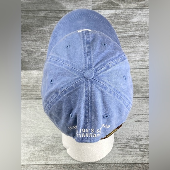 Lenny & Joes Fish Tale Feeding Frenzy Adjustable Leather Strap Back Hat Anchor - Picture 8 of 16